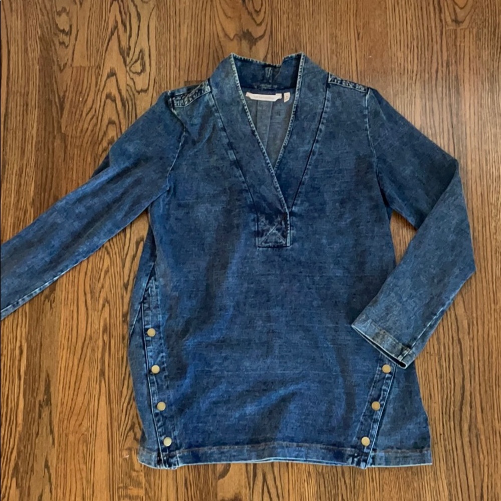 Soft Surroundings Denim Tunic